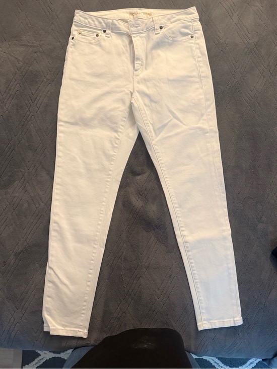 Michael Kors Pants - Michael Kors White Skinny Men's Jeans